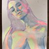 original fluorescent acrylic nude painting bryci
